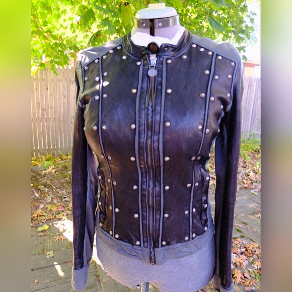 Unique Italian Leather Jacket like new - Picture 2 of 7